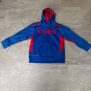 Nike Chicago Cubs Hoodie Youth Lg 16/18 Blue Therma-FIT MLB Baseball Sweatshirt